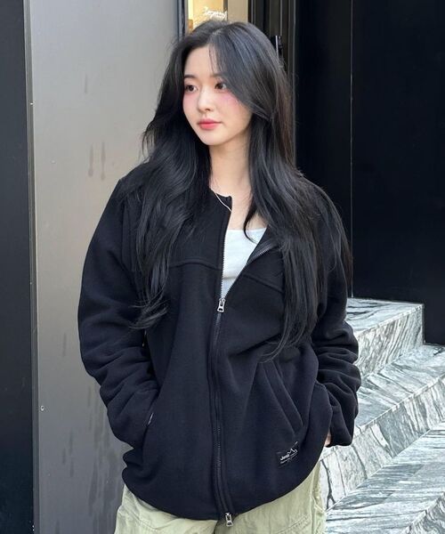 JEEP(ジープ)の「2way ピークロゴ ラウンドネック フリース アイボリー (JP5TZU192IV)(その他アウター・レディース・その他・MEDIUM/LARGE/X-LARGE/SMALL/2XL)」の15枚目の写真