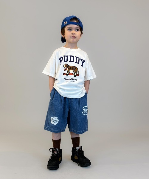 GROOVY COLORS（グルービーカラーズ）の「BUDDY Tee（Tシャツ/カットソー・キッズ・ホワイト・135/145）」の6枚目の写真