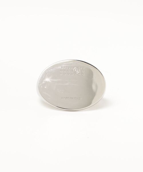 MM6 Maison Margiela（ｴﾑｴﾑｼｯｸｽ ﾒｿﾞﾝ ﾏﾙｼﾞｪﾗ）の「Minimal logo 4mm ring SM7UQ0114（ネックレス・レディース・ゴールド/シルバー・SMALL）」の2枚目の写真