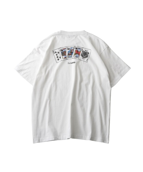 Subciety（サブサエティ）の「Royal flash tee（Tシャツ/カットソー・メンズ・ブラック/ホワイト/レッド・SMALL/MEDIUM/LARGE/X-LARGE/XX-LARGE）」の4枚目の写真