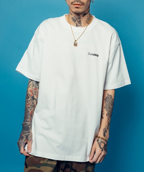 Subciety（サブサエティ）の「Royal flash tee（Tシャツ/カットソー・メンズ・ブラック/ホワイト/レッド・SMALL/MEDIUM/LARGE/X-LARGE/XX-LARGE）」の10枚目の写真