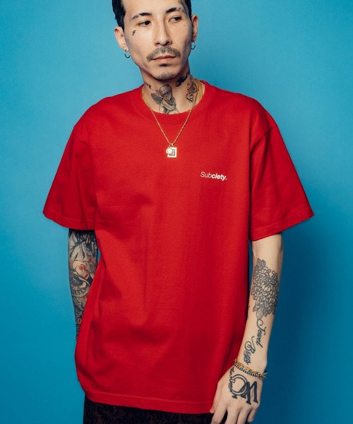 Subciety（サブサエティ）の「Royal flash tee（Tシャツ/カットソー・メンズ・ブラック/ホワイト/レッド・SMALL/MEDIUM/LARGE/X-LARGE/XX-LARGE）」の15枚目の写真