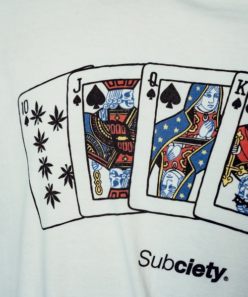 Subciety（サブサエティ）の「Royal flash tee（Tシャツ/カットソー・メンズ・ブラック/ホワイト/レッド・SMALL/MEDIUM/LARGE/X-LARGE/XX-LARGE）」の17枚目の写真