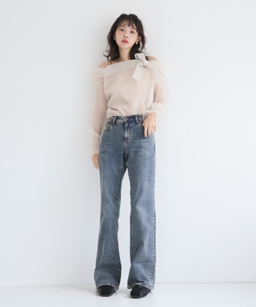 VIVIAN（ヴィヴィアン）の「レースアップバレリーナスニーカー（スニーカー・レディース・ホワイト×レッド/ブラック・LL/L/M/S）」の4枚目の写真