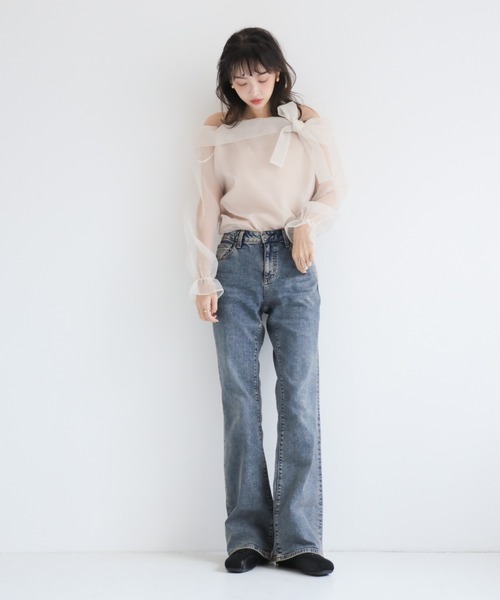 VIVIAN（ヴィヴィアン）の「レースアップバレリーナスニーカー（スニーカー・レディース・ホワイト×レッド/ブラック・LL/L/M/S）」の5枚目の写真