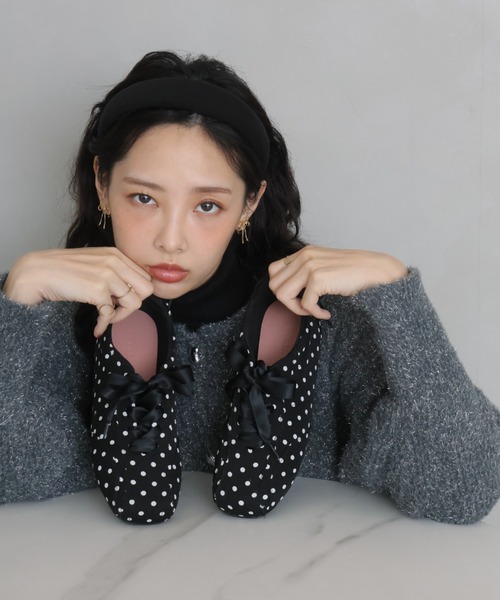 VIVIAN（ヴィヴィアン）の「レースアップバレリーナスニーカー（スニーカー・レディース・ホワイト×レッド/ブラック/クリアブラック/ブラウン・LL/L/M/S）」の11枚目の写真