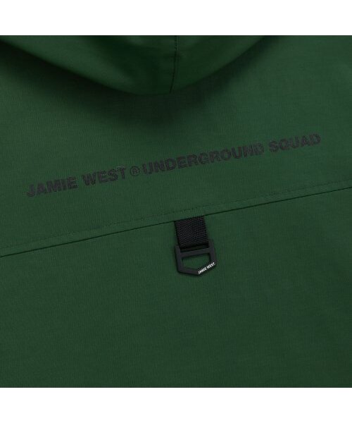 JAMIE WEST(ジェイミーウエスト)の「アクティブハーフジップフードパーカープルオーバー(グリーン)(マウンテンパーカー・レディース・その他・M/XL/L)」の9枚目の写真