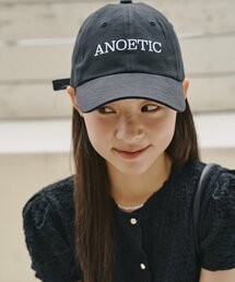 ANOETIC（アノエティック）の「ANOETIC LOGO CAP_BLACK（キャップ）」