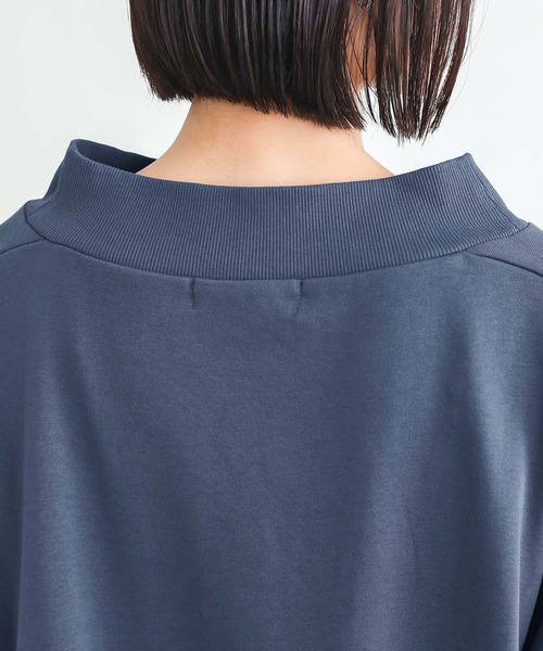 n'OrLABEL（ノアールレーベル）の「『裏毛袖レースプルオーバー』（スウェット・レディース・ブルー/チャコール・FREE）」の16枚目の写真