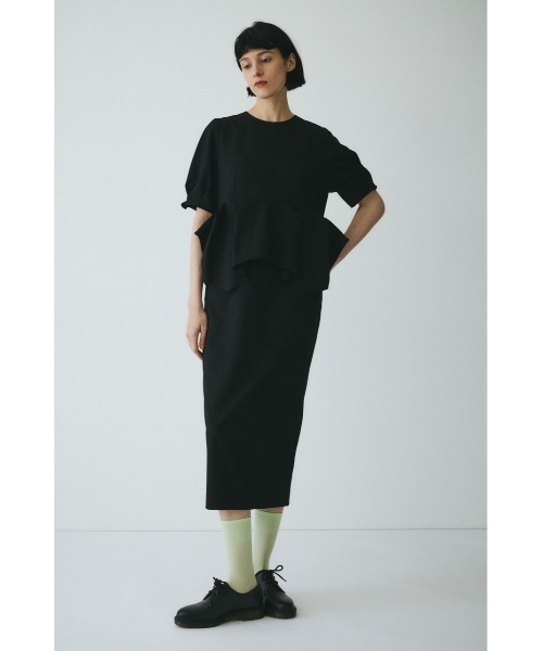 HeRIN.CYE(ヘリンドットサイ)の「CLO Peplum dress クロペプラムドレス(ワンピース・レディース・ブラック・36/38)」の4枚目の写真