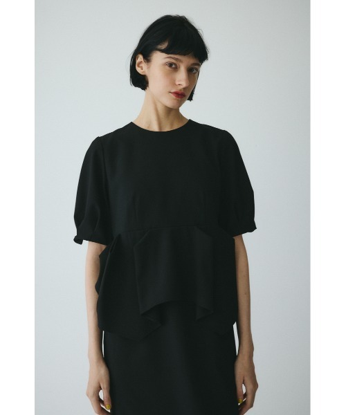 HeRIN.CYE(ヘリンドットサイ)の「CLO Peplum dress クロペプラムドレス(ワンピース・レディース・ブラック・36/38)」の7枚目の写真