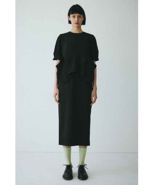 HeRIN.CYE(ヘリンドットサイ)の「CLO Peplum dress クロペプラムドレス(ワンピース・レディース・ブラック・36/38)」の17枚目の写真