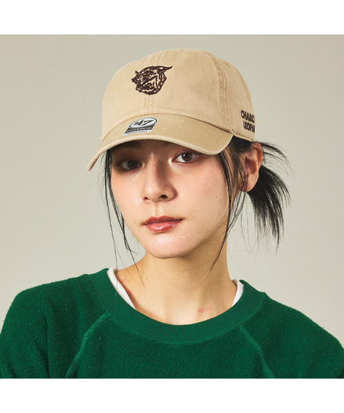 AMERICANA(アメリカーナ)の「【AMERICANA×ORIGINAL Charcoal/アメリカーナ×オリジナル チャコール】×【 47Brand / フォーティーセブンブランド 】Leopards /ユニセックス(キャップ・メンズ・ネイビー/カーキ/ブルー・フリー)」の2枚目の写真