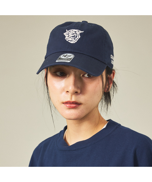 AMERICANA(アメリカーナ)の「【AMERICANA×ORIGINAL Charcoal/アメリカーナ×オリジナル チャコール】×【 47Brand / フォーティーセブンブランド 】Leopards /ユニセックス(キャップ・メンズ・ネイビー/カーキ/ブルー・フリー)」の6枚目の写真