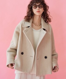 pコート　archive 変形ジャケット　古着 23/AW商品 》PEAKED LAPEL P COAT | junhashimoto