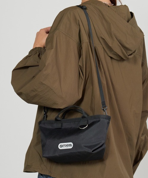 OUTDOOR PRODUCTS（アウトドアプロダクツ）の「OUTDOOR PRODUCTS/アウトドアプロダクツ Boat Shaped Mini Bag 2WAY ボートショルダーバッグ カラバリ豊富 2026年春夏（ショルダーバッグ・レディース・ブラック/ブラウン/ピンク/ドット・FREE）」の2枚目の写真