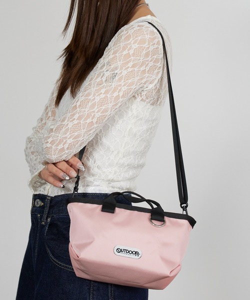 OUTDOOR PRODUCTS（アウトドアプロダクツ）の「OUTDOOR PRODUCTS/アウトドアプロダクツ Boat Shaped Mini Bag 2WAY ボートショルダーバッグ カラバリ豊富 2026年春夏（ショルダーバッグ・レディース・ブラック/ブラウン/ピンク/ドット・FREE）」の9枚目の写真