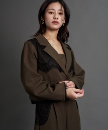 My shawty（マイシャウティー）の「jacket set pants dress（パンツドレス）」