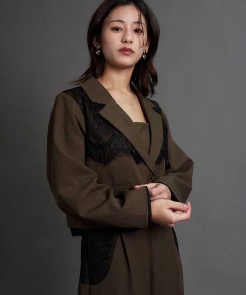 jacket set pants dress（パンツドレス）｜My shawty（マイシャウ
