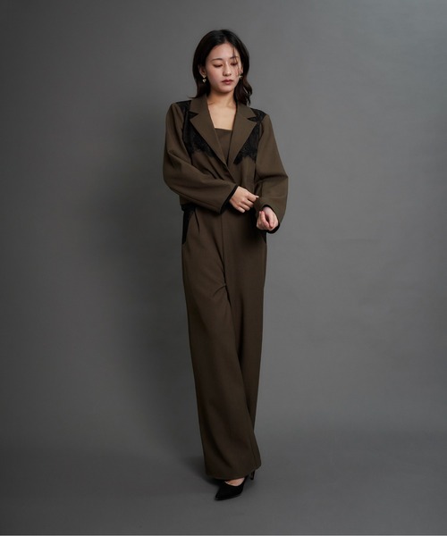 My shawty（ﾏｲｼｬｳﾃｨｰ）の「jacket set pants dress（パンツドレス