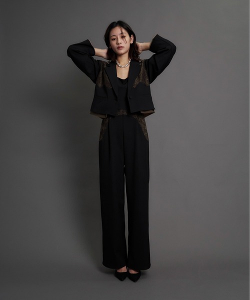 My shawty（ﾏｲｼｬｳﾃｨｰ）の「jacket set pants dress（パンツドレス