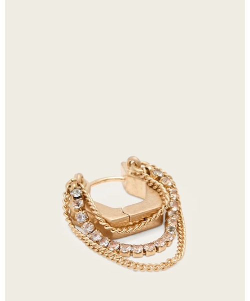 ALLSAINTS(オールセインツ)の「RUBI CHAIN EARRINGS | RUBI チェーン イヤリング・ピアス(ピアス(両耳用)・レディース・ゴールド系その他・ONE SIZE)」の3枚目の写真