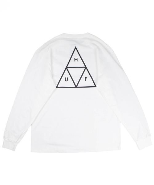 HUF(ハフ)の「【T17】【HUF/ハフ】ESSENTIAL TT L/S TEE(Tシャツ/カットソー・メンズ・ホワイト/ブラック・X-LARGE/MEDIUM)」の3枚目の写真