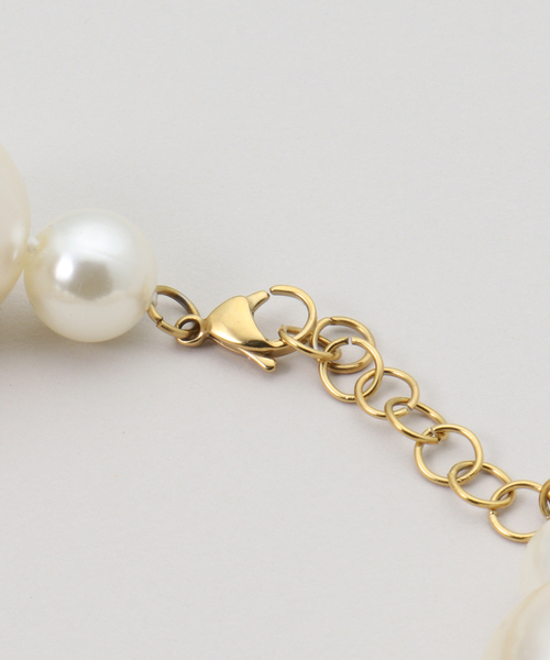 VERMEIL par iena（ヴェルメイユパーイエナ）の「MICHAEL NASH JEWELRY マイケルナッシュジュエリーMARGARET GUMBALL ネックレス（ネックレス・レディース・ゴールド/ホワイト・FREE）」の7枚目の写真