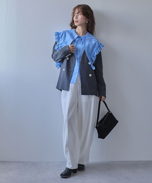 bohmal（ボマール）の「フェイクレザースライドヒールシューズ（パンプス・レディース・ブラウン/ブラック・24.5-25/23.5-24/22.5-23cm）」の14枚目の写真