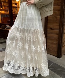 PIN（ピン）の「レースロングスカート（スカート）」