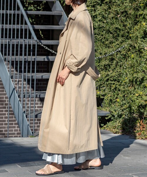 NOLLEY’S（ノーリーズ）の「ウォッシャブルLIGHT TRENCH COAT（トレンチコート・レディース・ベージュ・38/36）」の3枚目の写真
