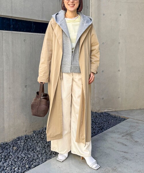 NOLLEY’S（ノーリーズ）の「ウォッシャブルLIGHT TRENCH COAT（トレンチコート・レディース・ベージュ・38/36）」の6枚目の写真