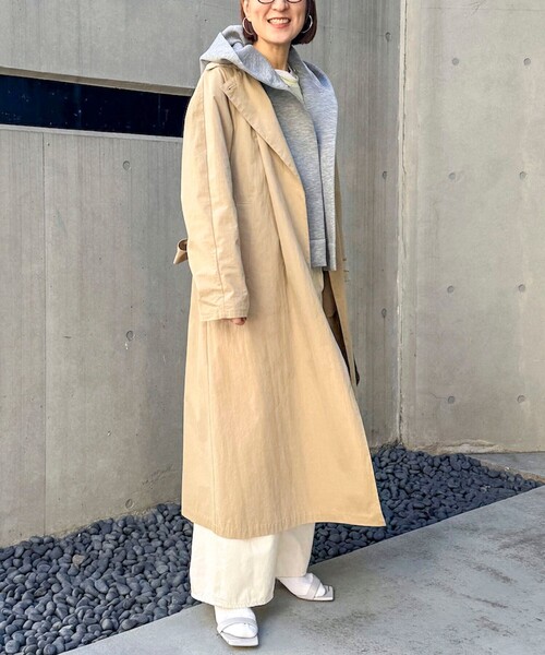 ウォッシャブルLIGHT TRENCH COAT（トレンチコート）｜NOLLEY'S