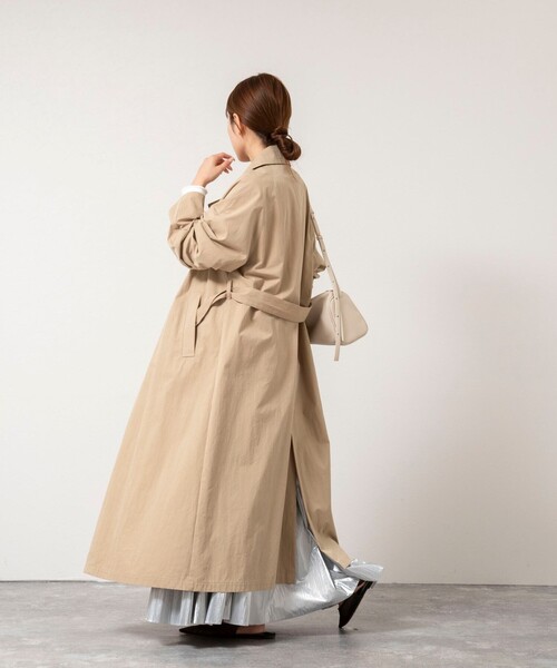 NOLLEY’S（ノーリーズ）の「ウォッシャブルLIGHT TRENCH COAT（トレンチコート・レディース・ベージュ・38/36）」の10枚目の写真