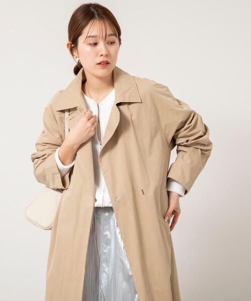 NOLLEY’S（ノーリーズ）の「ウォッシャブルLIGHT TRENCH COAT（トレンチコート・レディース・ベージュ・38/36）」の11枚目の写真