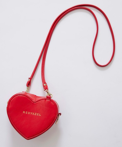 REDYAZEL(レディアゼル)の「Love Me Heart モチーフ2WAYミニショルダーバッグ(ショルダーバッグ・レディース・ブラック/レッド/オフホワイト・FREE)」の3枚目の写真