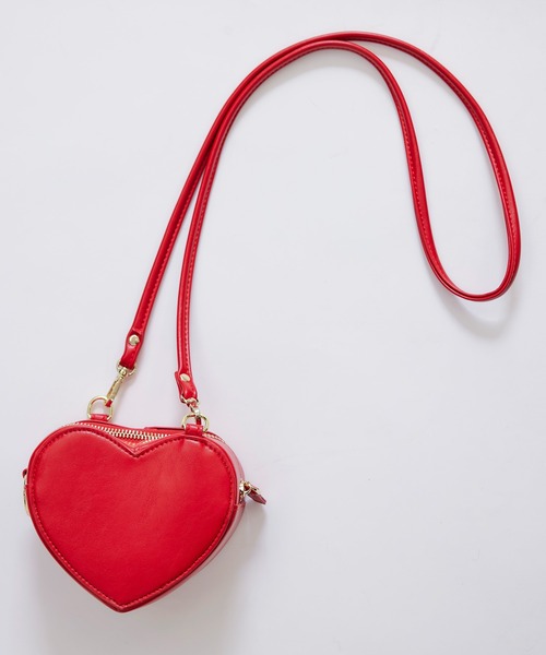 REDYAZEL(レディアゼル)の「Love Me Heart モチーフ2WAYミニショルダーバッグ(ショルダーバッグ・レディース・ブラック/レッド/オフホワイト・FREE)」の11枚目の写真