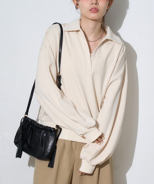 model：163cm / size：F