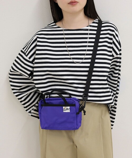 fredy emue（フレディエミュ）の「【Drifter/ドリフター】TIFFIN MINI BAG（ショルダーバッグ・レディース・パープル/ライトブルー/ブラウン系その他/グレー系その他・FREE）」の4枚目の写真