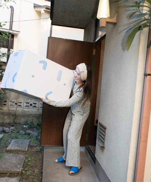 PAMM(パム)の「花や実や葉のワッフルパンツ(その他パンツ・レディース・グリーン系/ホワイト×パープル・2/1)」の3枚目の写真