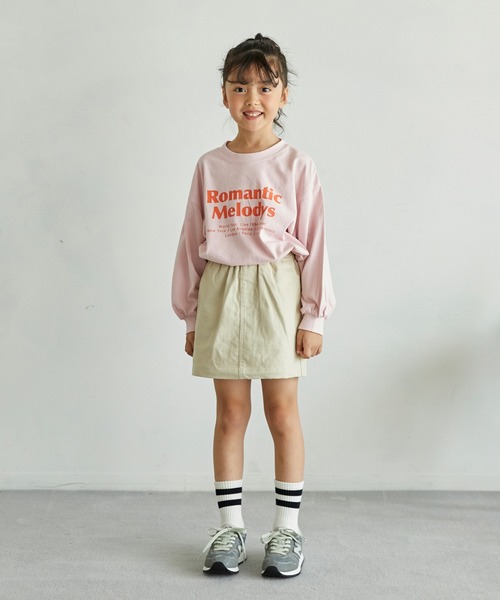 undeny.(アンディニ-)の「undeny/アンディニー Romantic L/S Tシャツ(Tシャツ/カットソー・キッズ・ピンク/ホワイト/チャコールグレー・XL/L/M)」の9枚目の写真