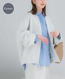 URBAN RESEARCH ROSSO WOMEN | 『一部別注カラー』ELENDEEK　FORM SHORT COAT(ノーカラージャケット)