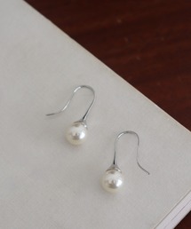 パールロングフックピアス