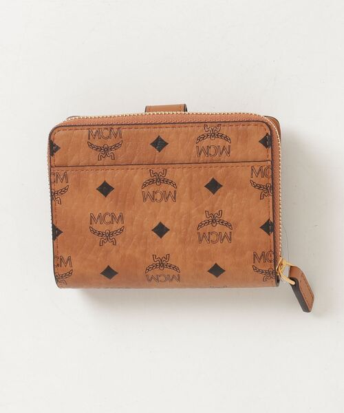 MCM（エムシーエム）の「Aren 真ちゅうプレート ウォレット - ヴィセトス（財布・レディース・ピンク/ブラウン・ONE SIZE）」の3枚目の写真