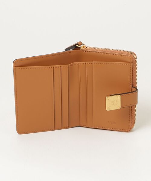 MCM（エムシーエム）の「Aren 真ちゅうプレート ウォレット - ヴィセトス（財布・レディース・ピンク/ブラウン・ONE SIZE）」の5枚目の写真