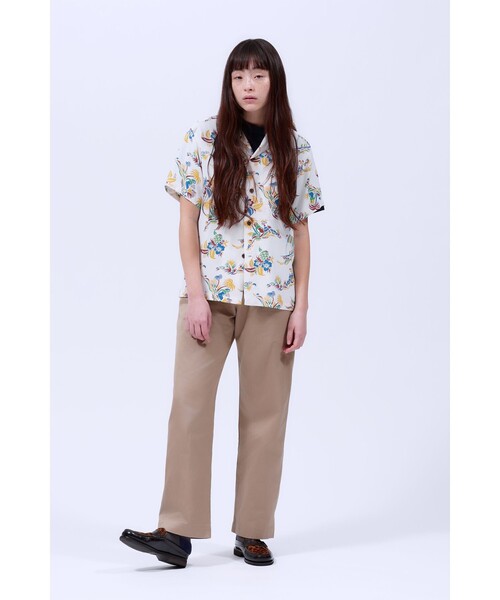 SUN SURF（サンサーフ）の「【別注】SUN SURF / オープンカラー シャツ（シャツ/ブラウス・レディース・ネイビー/ホワイト・MEDIUM/LARGE）」の3枚目の写真