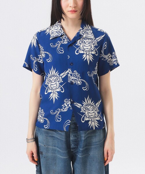 SUN SURF（サンサーフ）の「【別注】SUN SURF / オープンカラー シャツ（シャツ/ブラウス・レディース・ネイビー/ホワイト・MEDIUM/LARGE）」の17枚目の写真