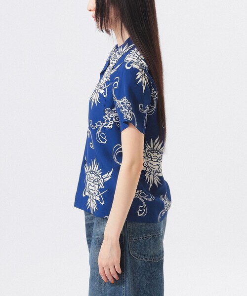 SUN SURF（サンサーフ）の「【別注】SUN SURF / オープンカラー シャツ（シャツ/ブラウス・レディース・ネイビー/ホワイト・MEDIUM/LARGE）」の18枚目の写真