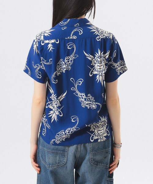 SUN SURF（サンサーフ）の「【別注】SUN SURF / オープンカラー シャツ（シャツ/ブラウス・レディース・ネイビー/ホワイト・MEDIUM/LARGE）」の19枚目の写真