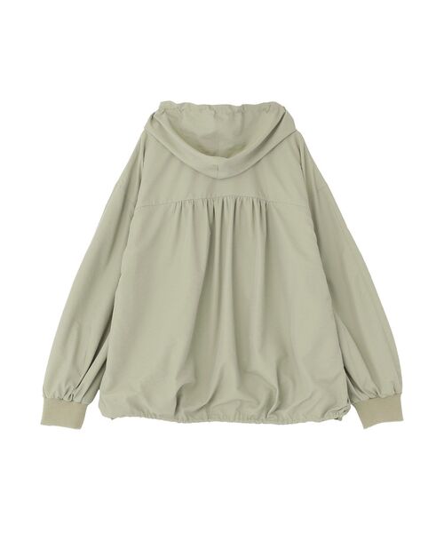 Green　Parks（グリーンパークス）の「撥水加工フード付ブルゾン（ブルゾン・レディース・カーキ/ホワイト系その他2/グレー・FREE）」の22枚目の写真